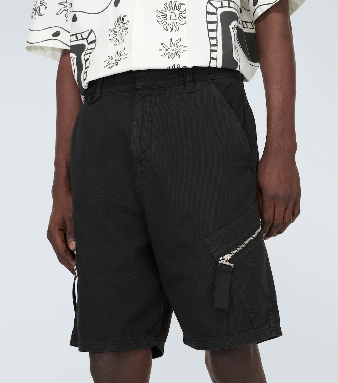 Le Short Marrone cotton cargo shorts | Jacquemus