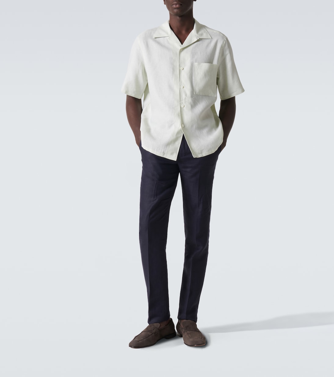 Camicia bowling in lino | Zegna