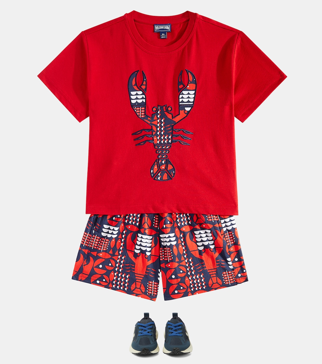 Tarick printed cotton jersey T-shirt | Vilebrequin Kids