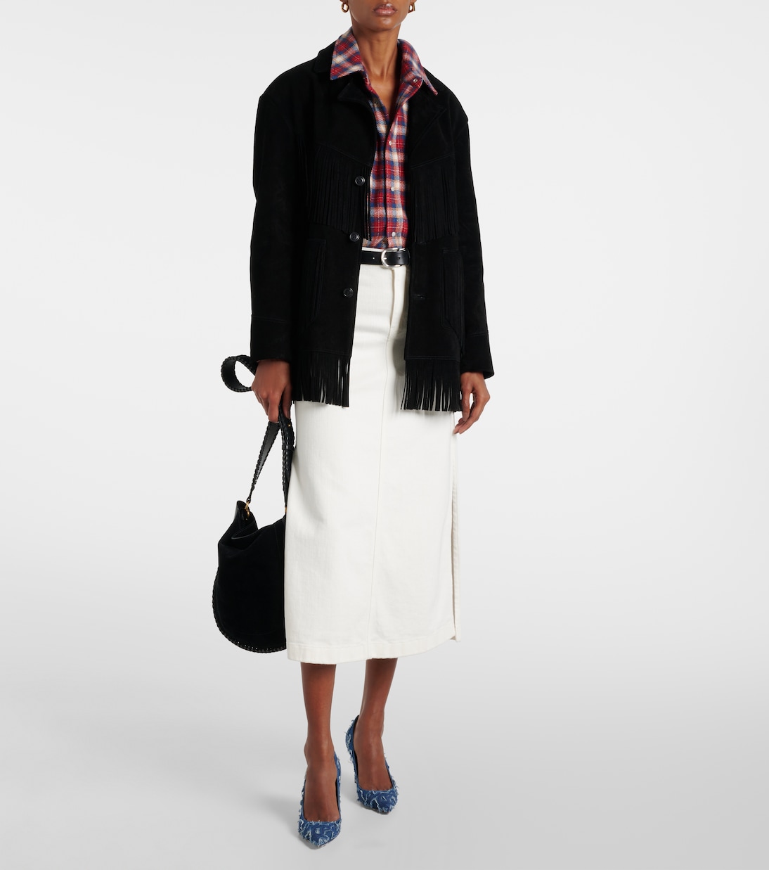 Pumps Kate 85 aus Denim | Christian Louboutin