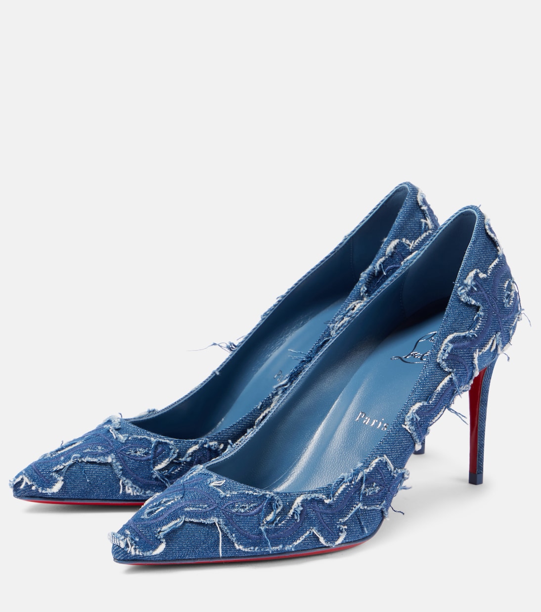 Pumps Kate 85 aus Denim | Christian Louboutin