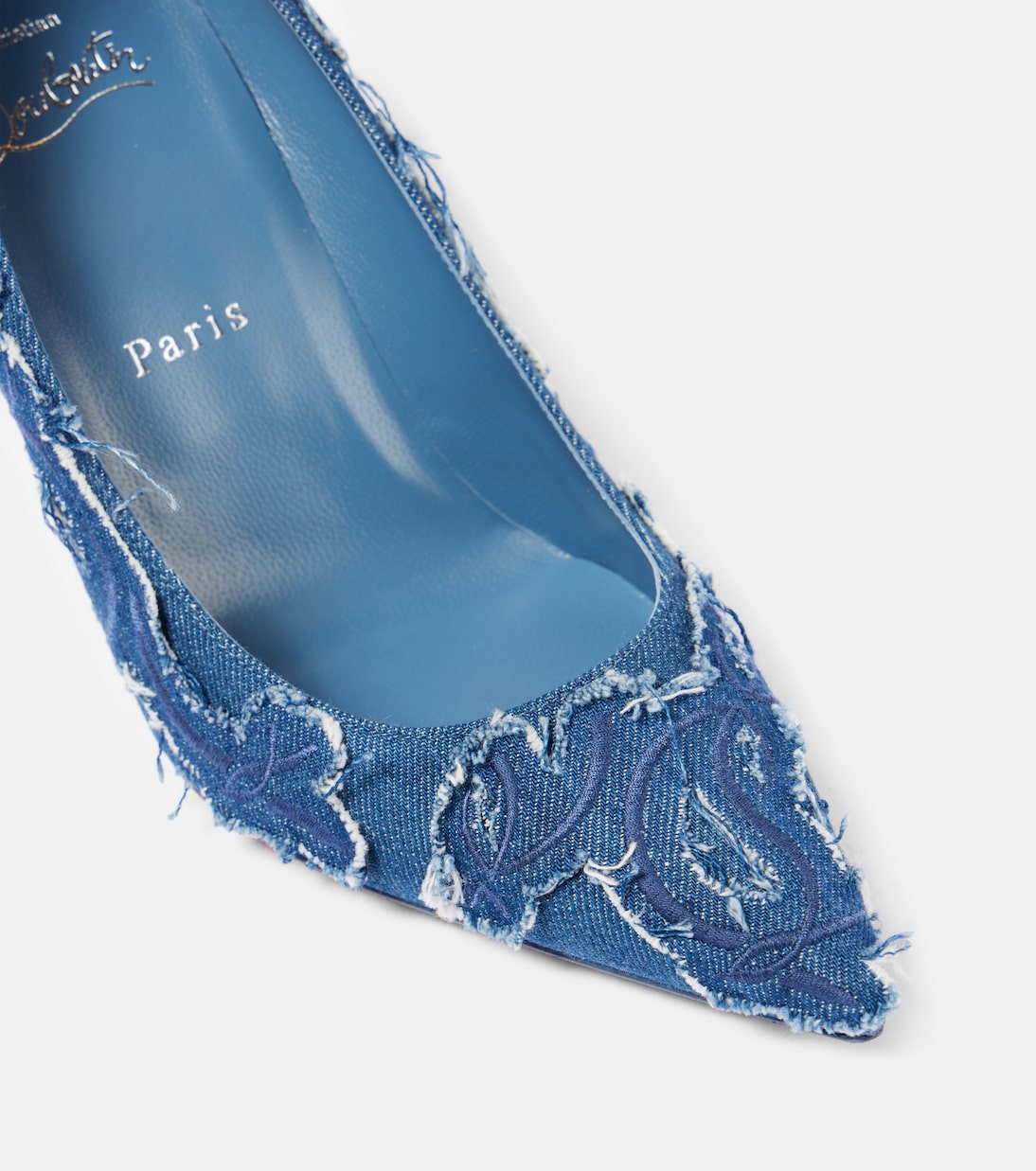 Pumps Kate 85 aus Denim | Christian Louboutin
