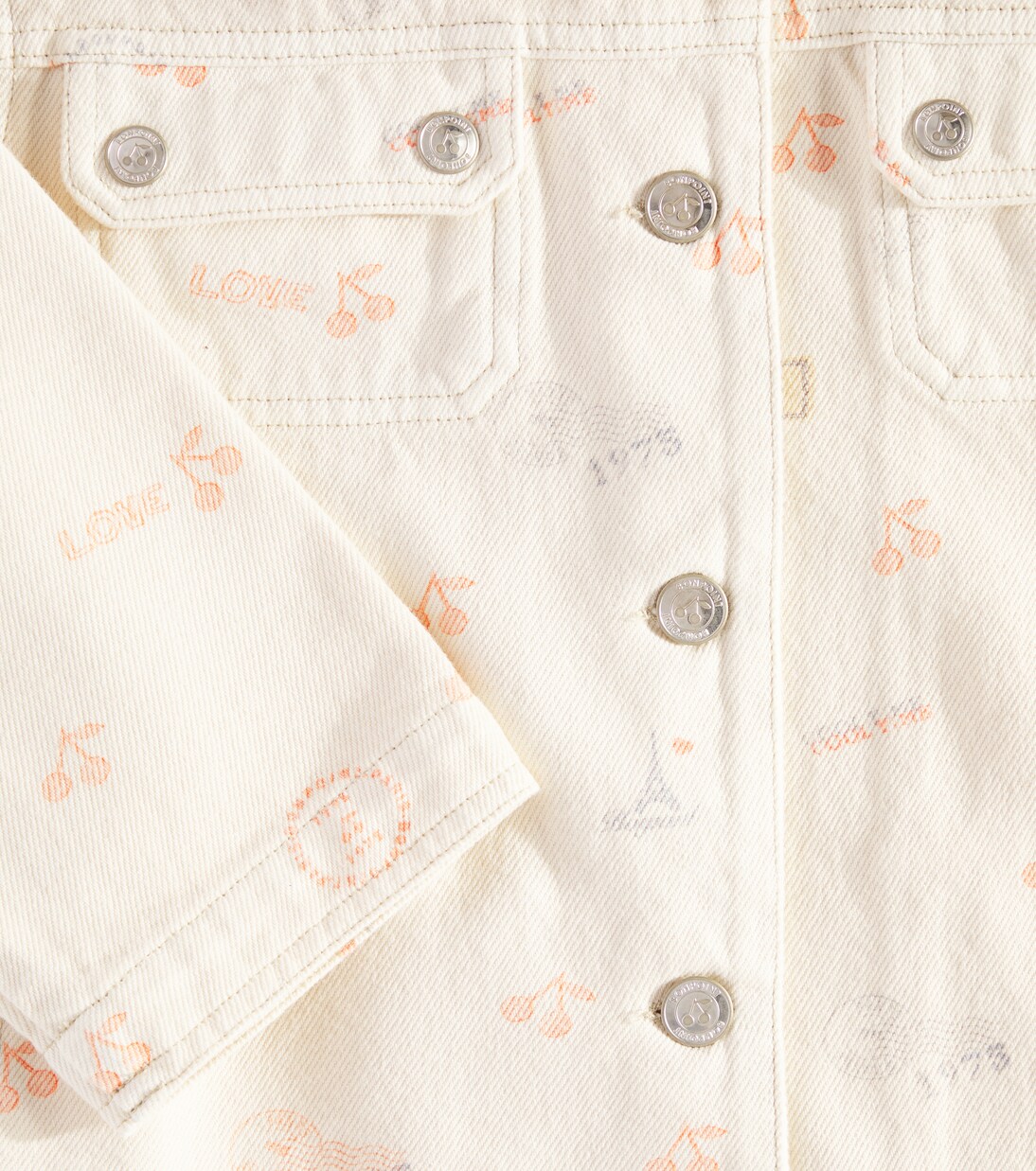 Gillie printed denim jacket | Bonpoint