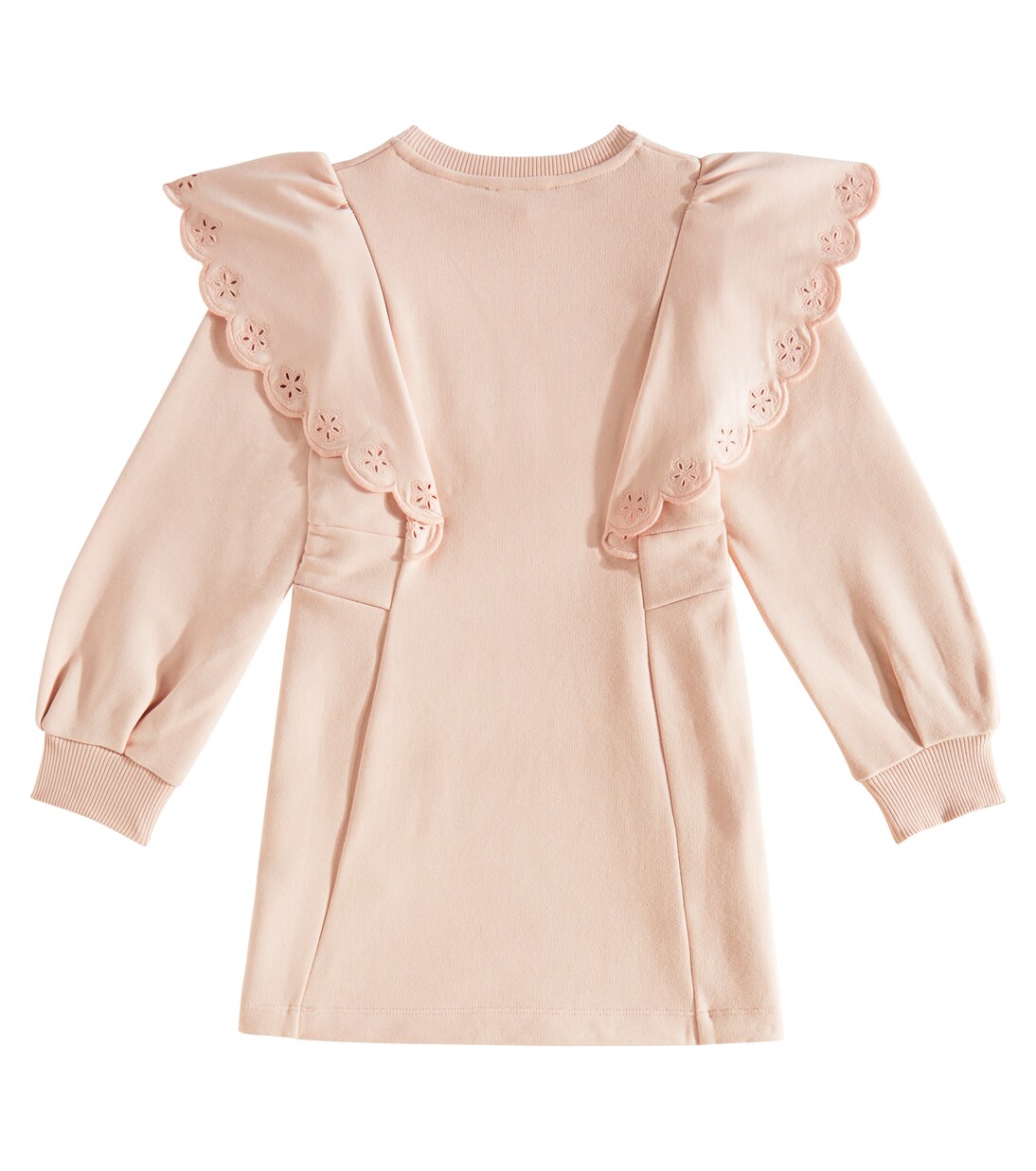 Embroidered cotton dress  | Chloé Kids