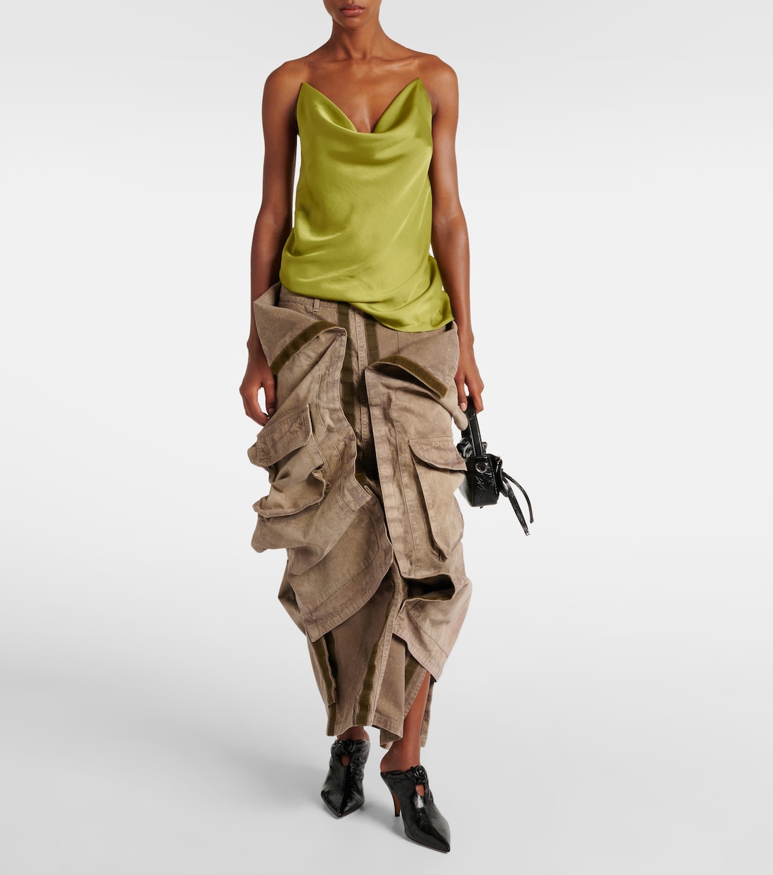 Velcro cotton cargo skirt | Y/Project