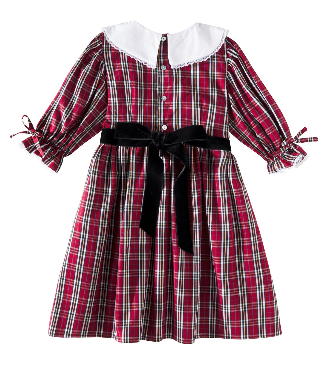 Lizette tartan cotton dress | La Coqueta