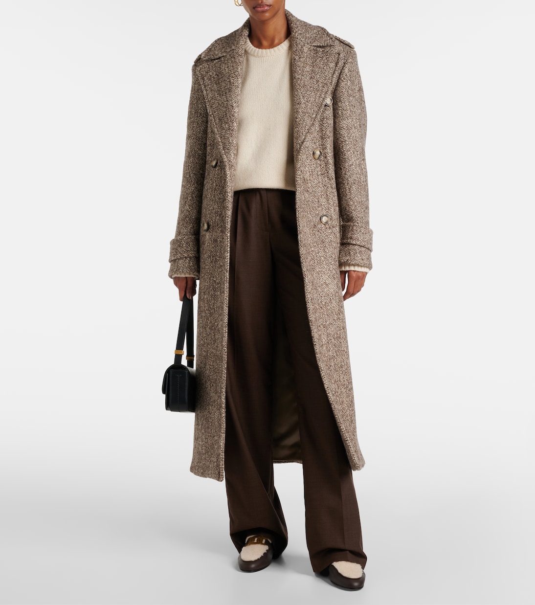 Slippers Catena aus Shearling und Leder | Tod's