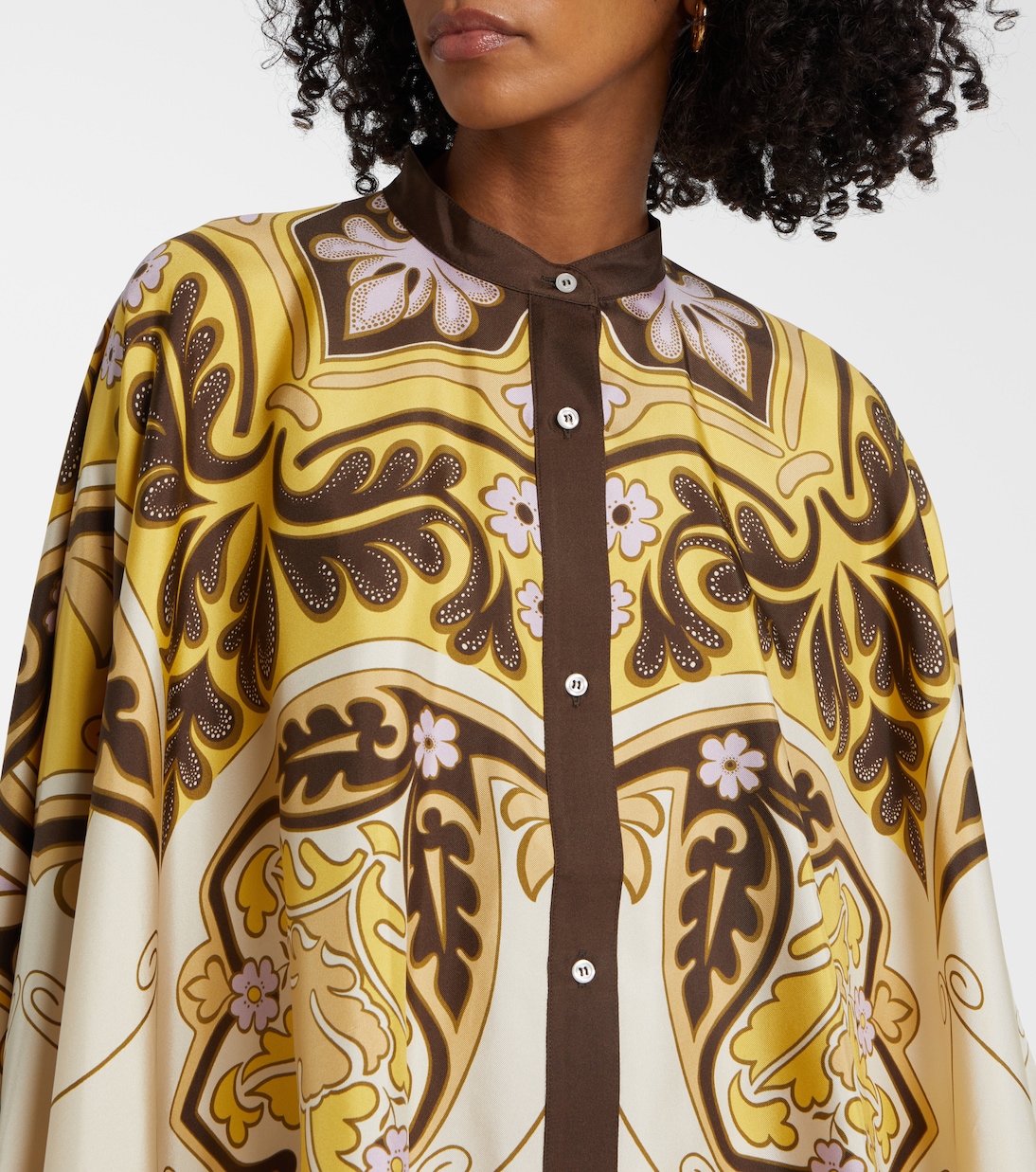 Spells Placée silk shirt | La DoubleJ