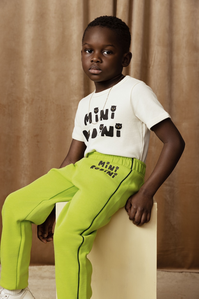 Mini Rodini Cats sweatpants  | Mini Rodini