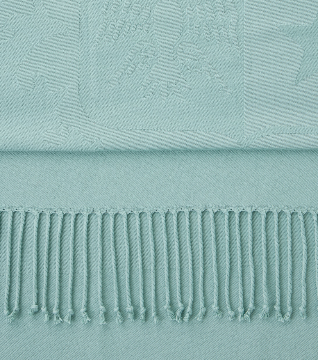 Decke Crest aus Baumwoll-Jacquard | Loro Piana