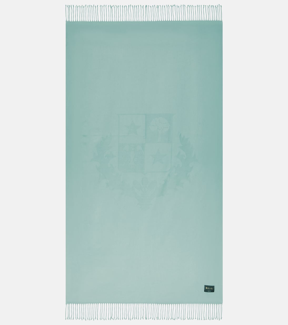 Decke Crest aus Baumwoll-Jacquard | Loro Piana
