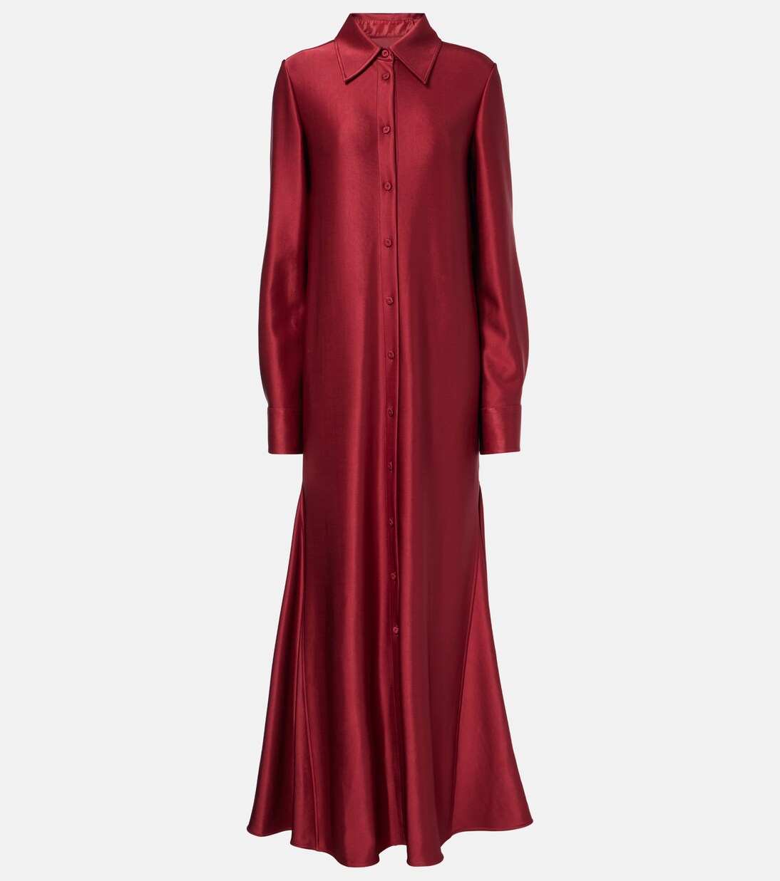 Abito chemisier in raso | Jil Sander