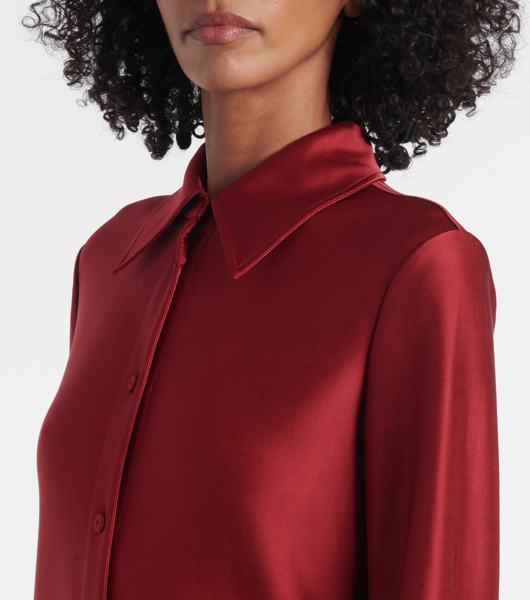 Abito chemisier in raso | Jil Sander