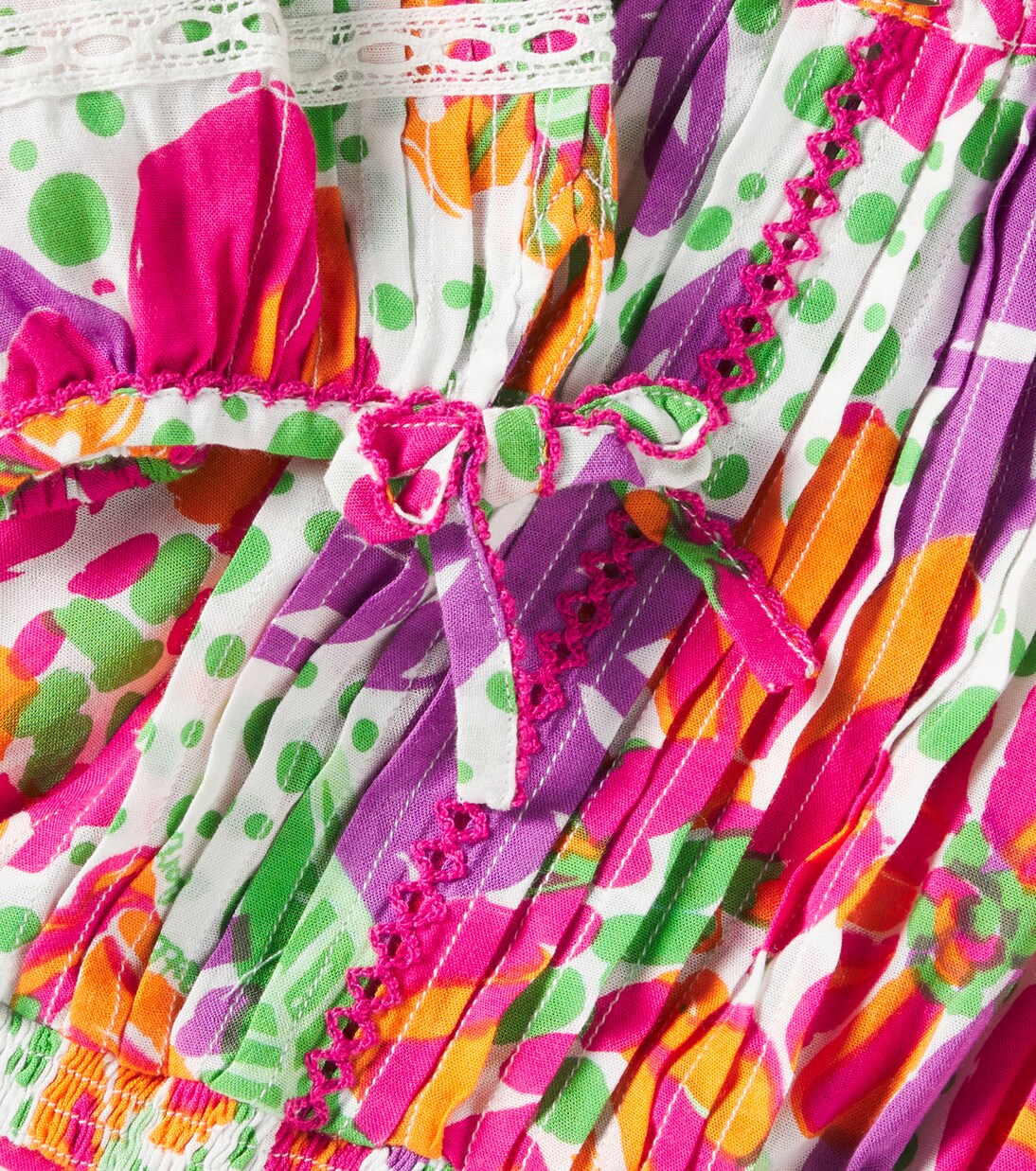 Bonny gathered top | Poupette St Barth Kids