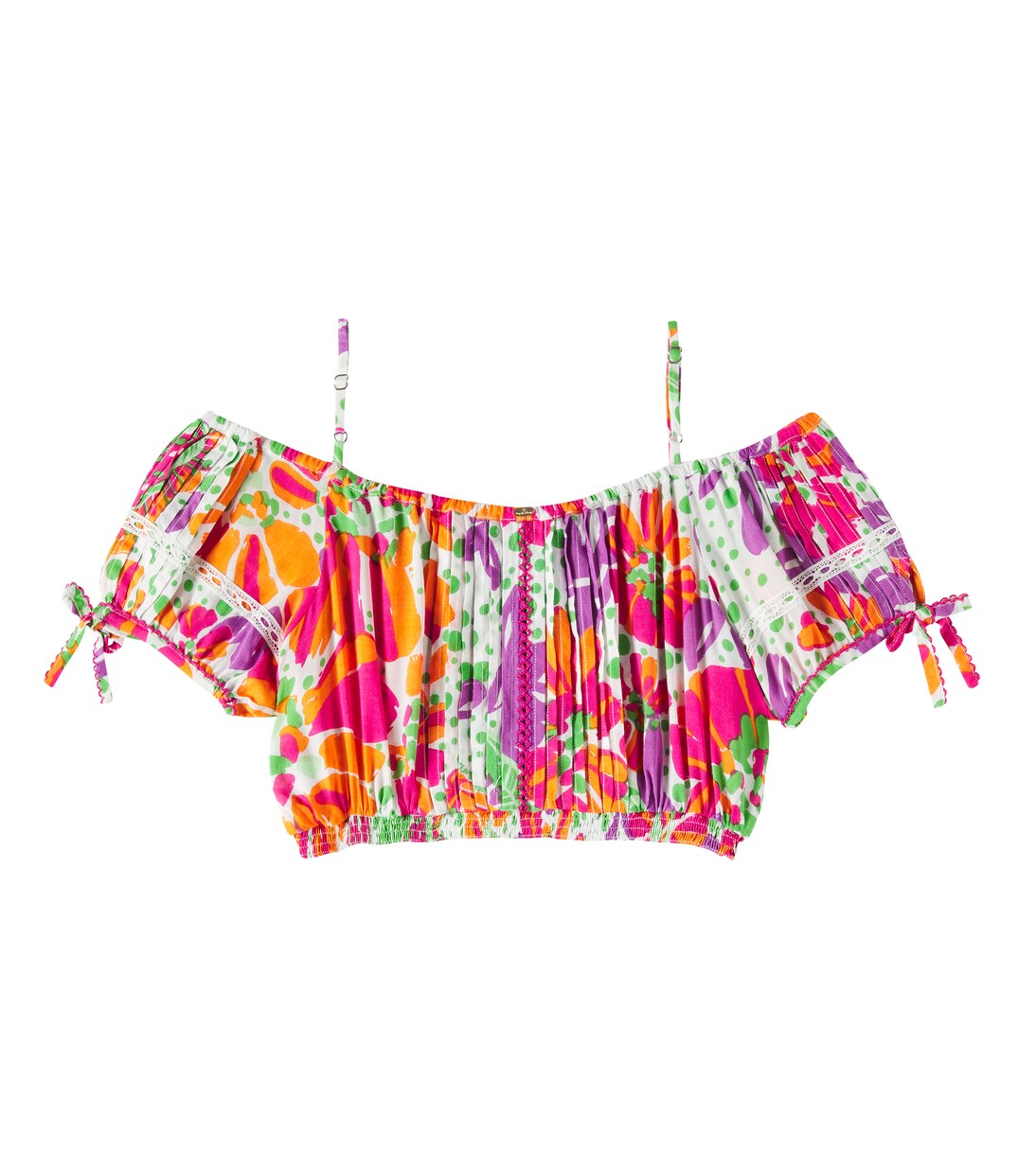 Bonny gathered top | Poupette St Barth Kids