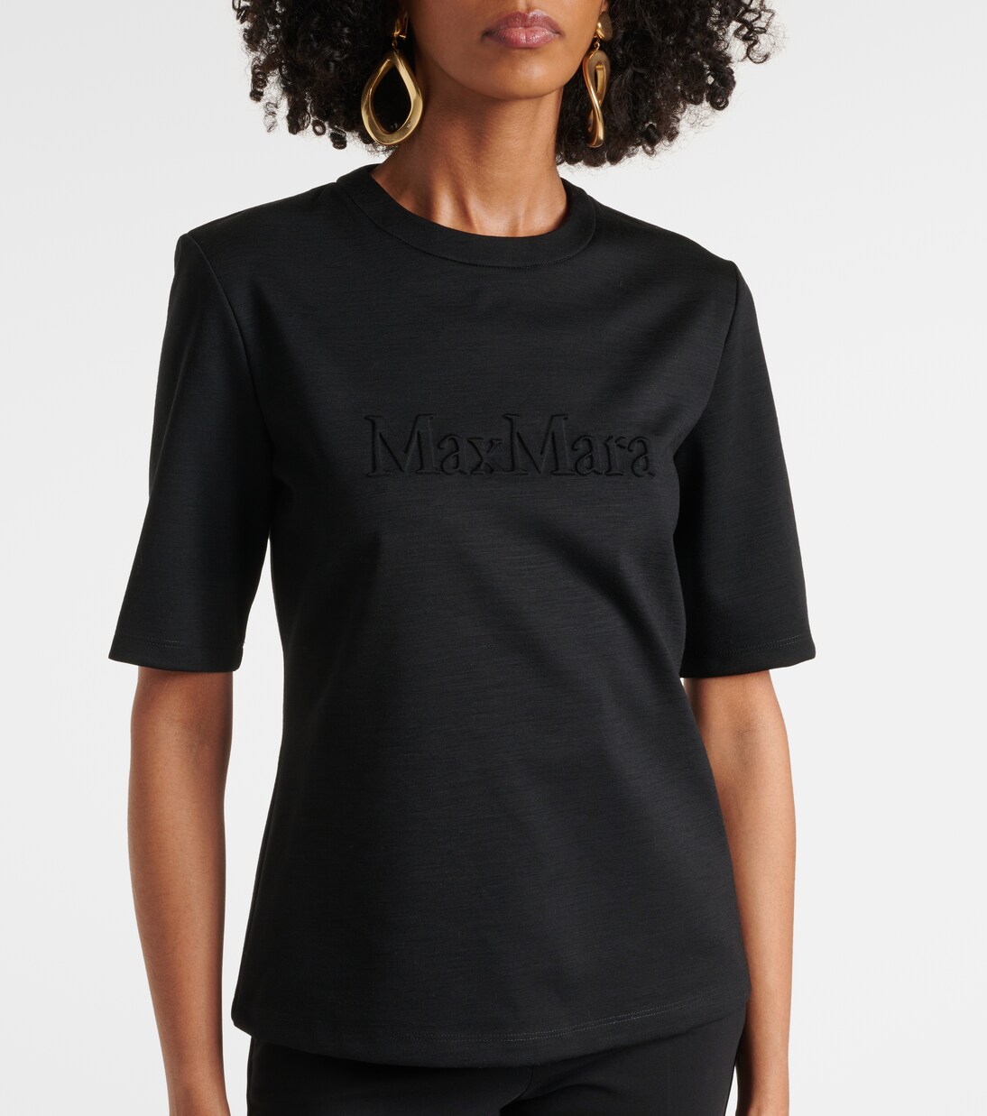 Besticktes T-Shirt Peter aus Wolle | Max Mara