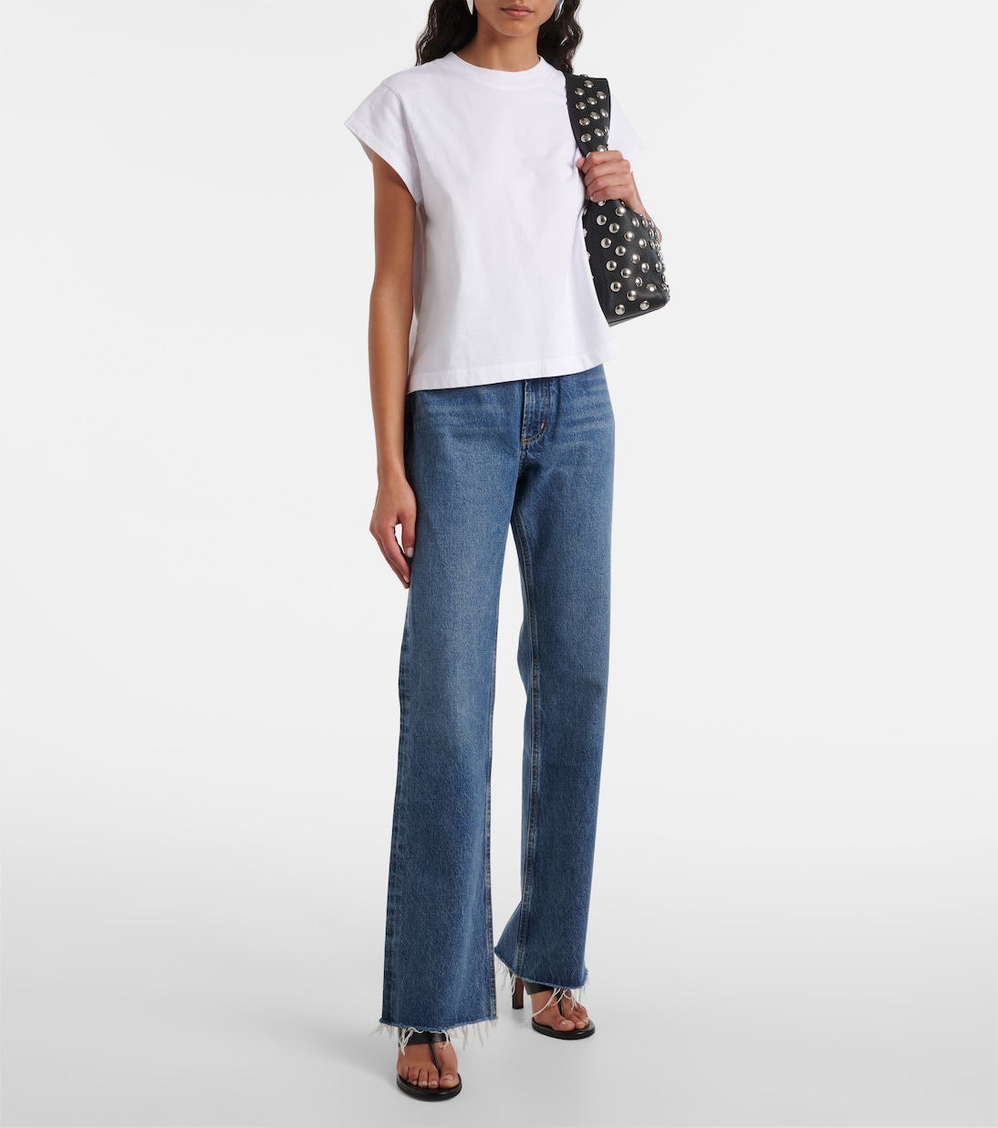 Jeans rectos Leena de tiro medio | Agolde