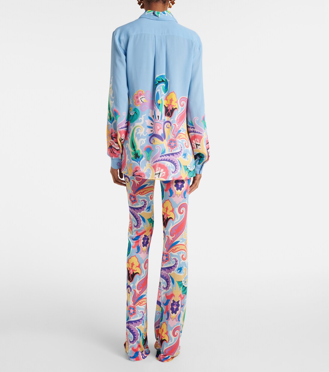 Bedrucktes Hemd aus Satin | Etro