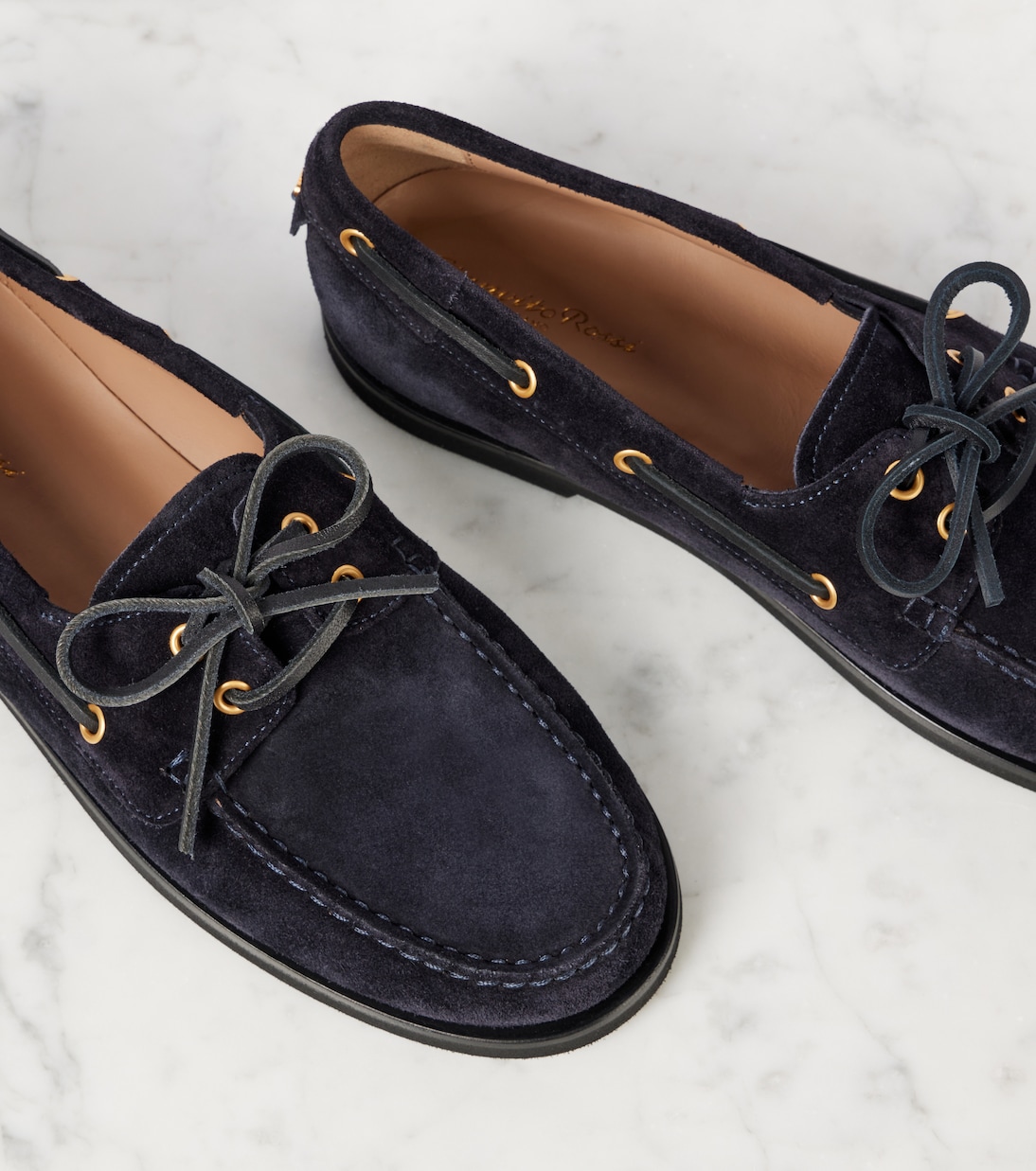 Vandée suede boat shoes | Gianvito Rossi
