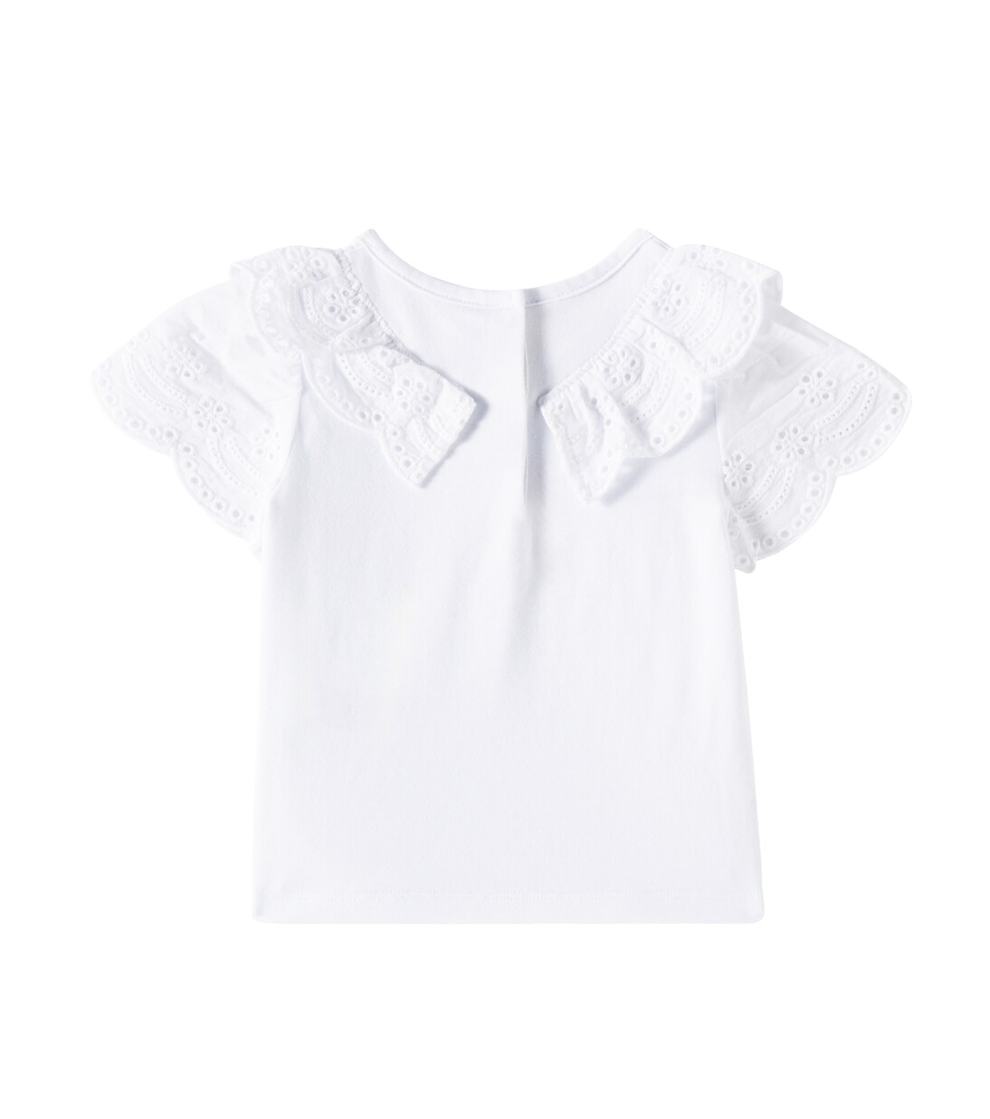 Baby ruffled cotton-blend T-shirt | Tartine et Chocolat