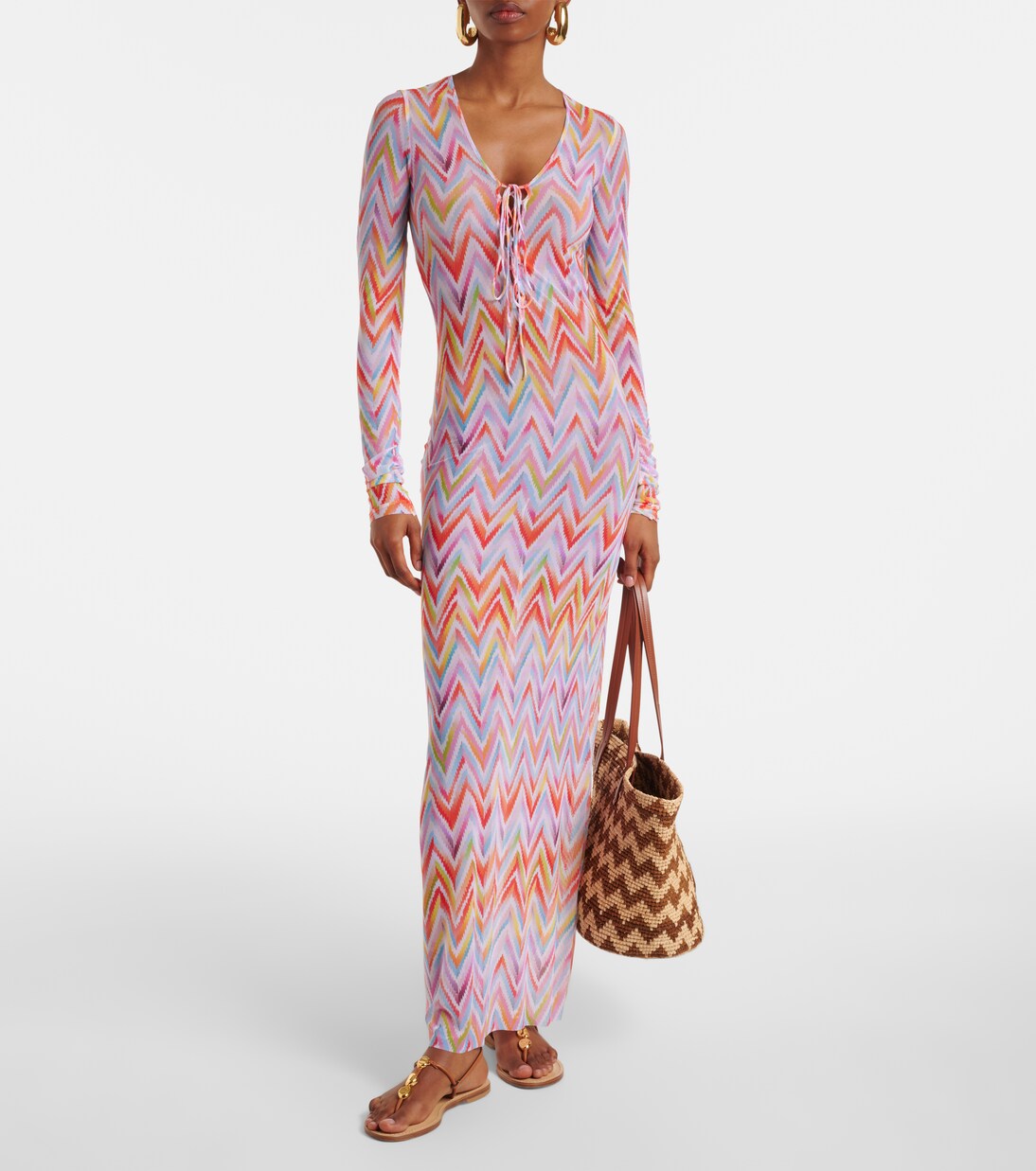 Copricostume in tulle a zig-zag | Missoni
