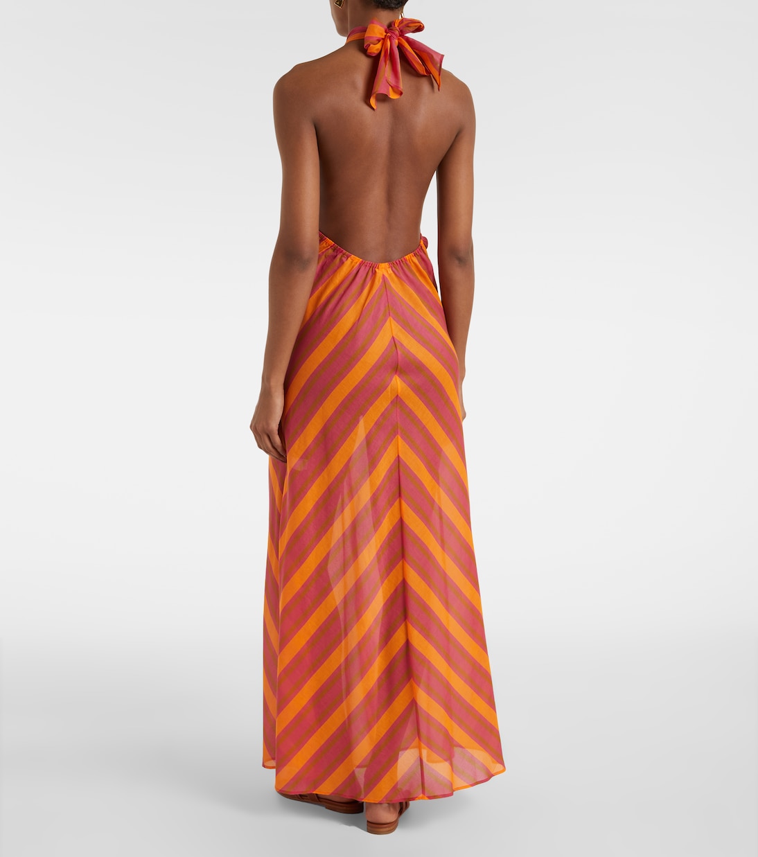 Bedrucktes Maxikleid Neree aus Baumwoll-Voile | Eres