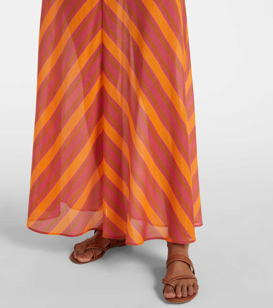 Bedrucktes Maxikleid Neree aus Baumwoll-Voile | Eres