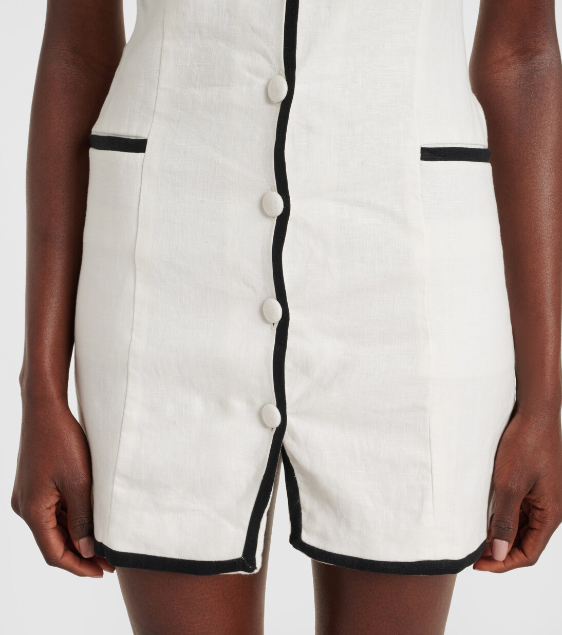 فستان قصير من الكتّان Jane  | Faithfull