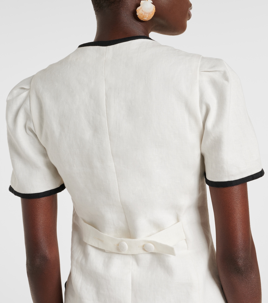 فستان قصير من الكتّان Jane  | Faithfull