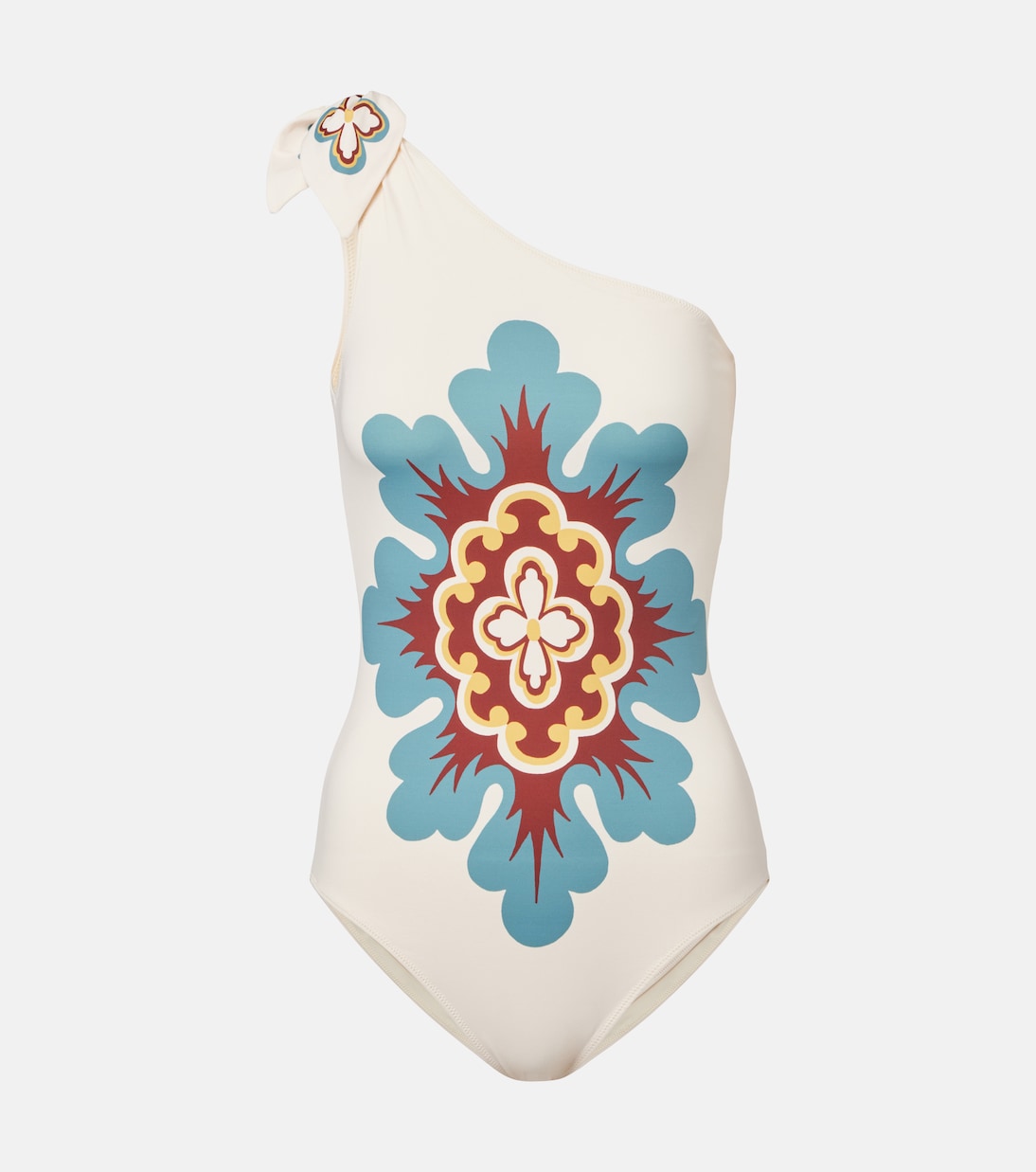 Goddess 프린트 원숄더 스윔수트 | La DoubleJ