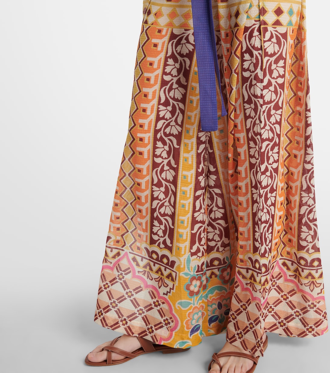 Bedruckte High-Rise Palazzo-Hose | Etro