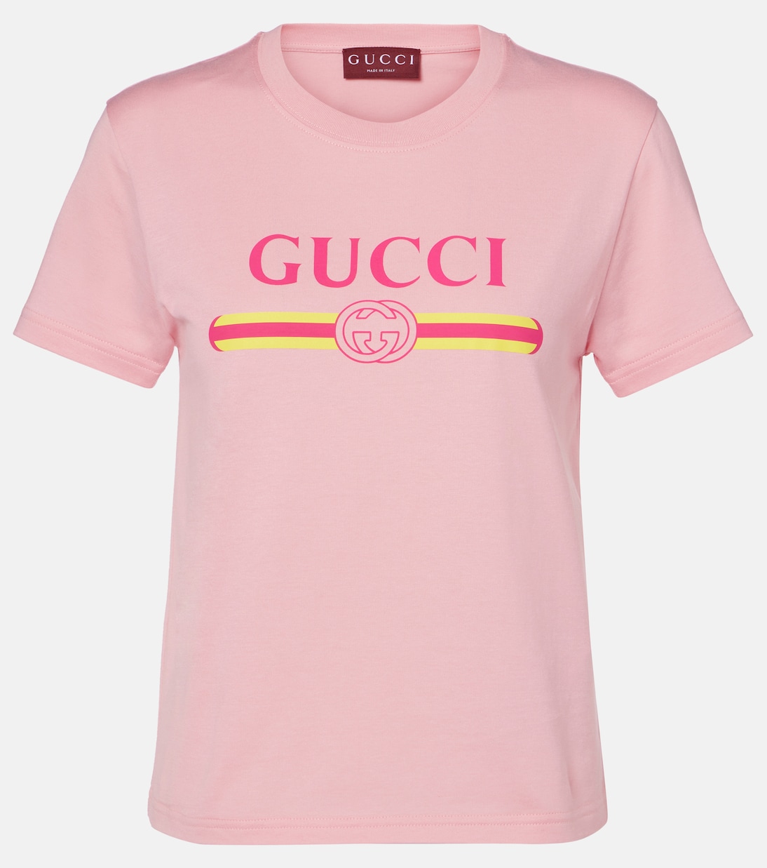 Camiseta de jersey de algodón estampada | Gucci