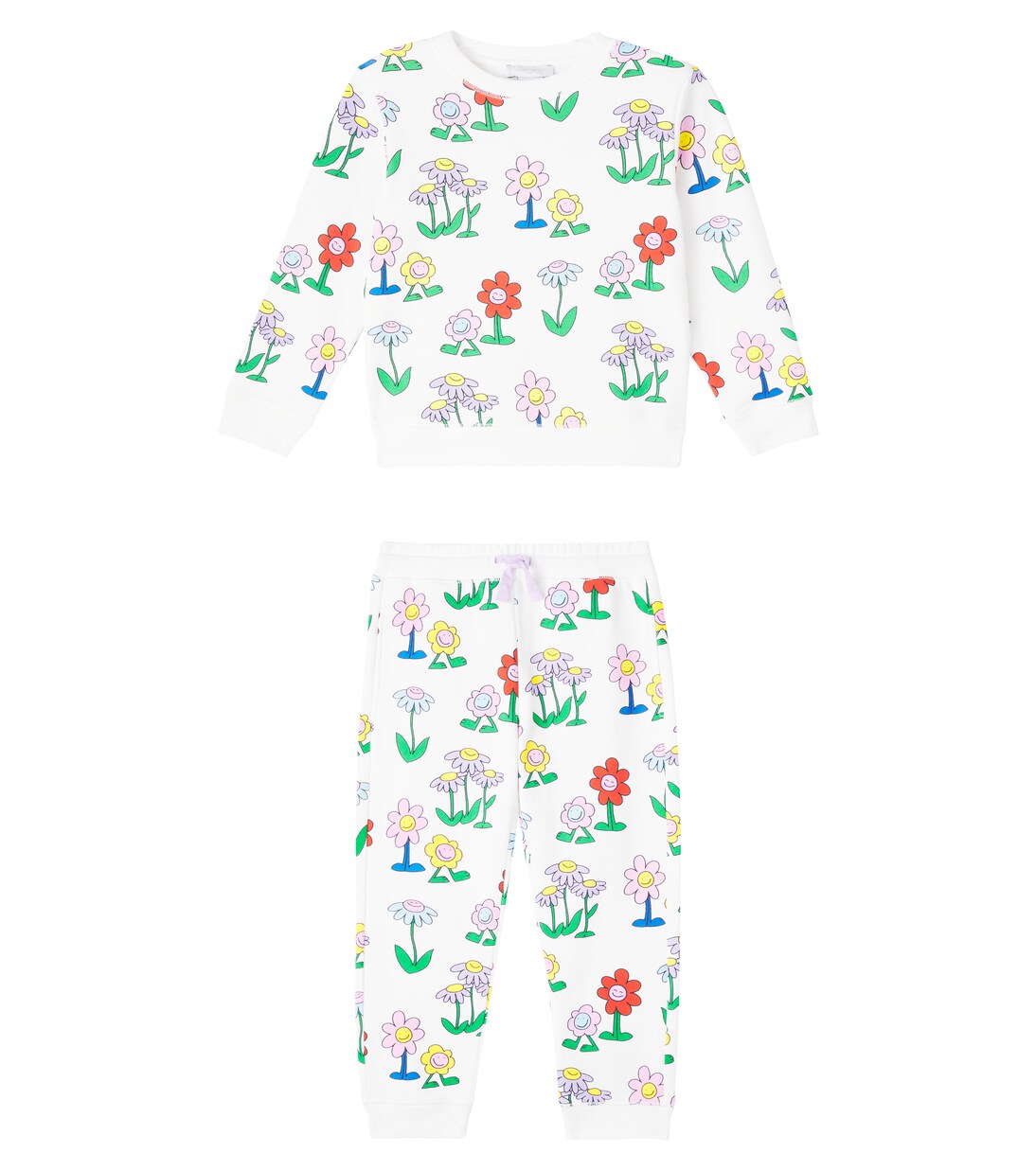 Printed sweatshirt and sweatpants set  | Stella McCartney Kids