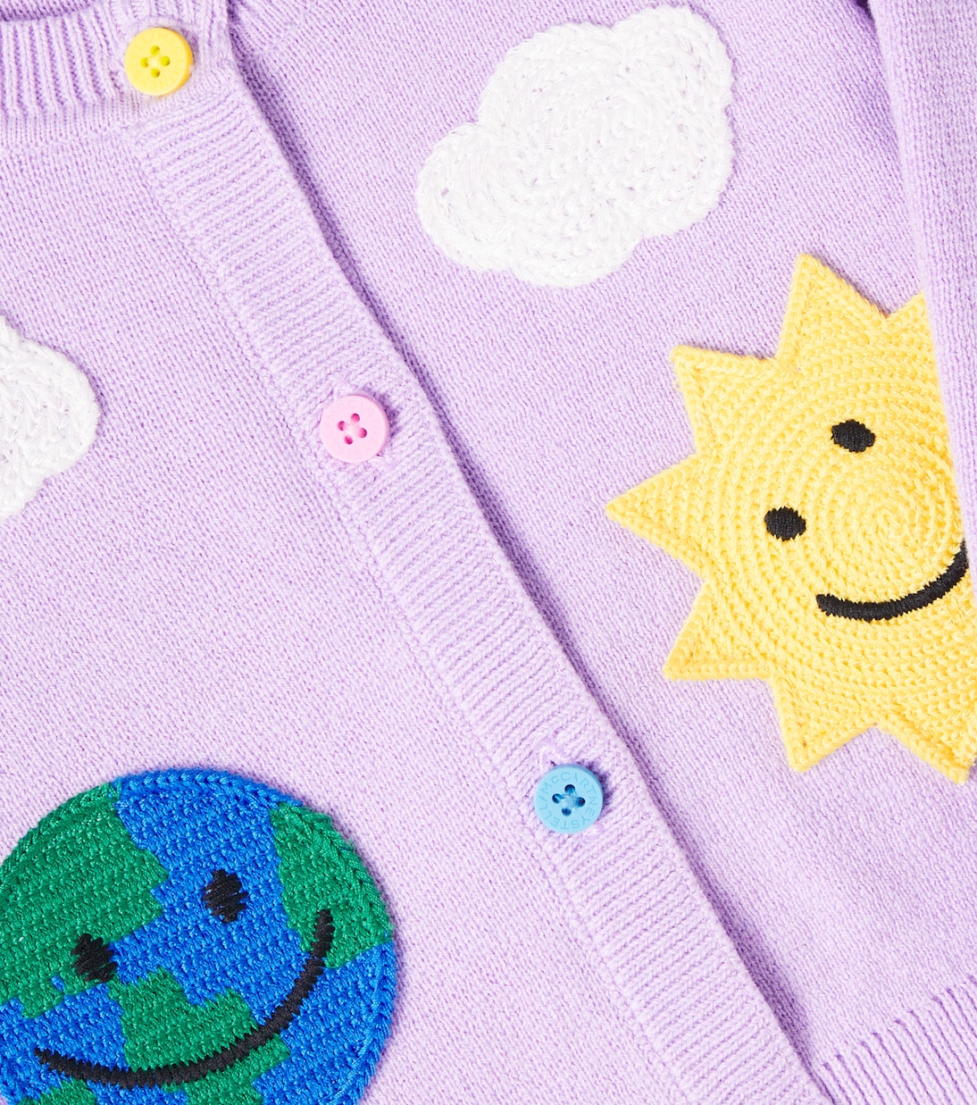 Baby Cardigan aus Baumwolle und Wolle | Stella McCartney Kids