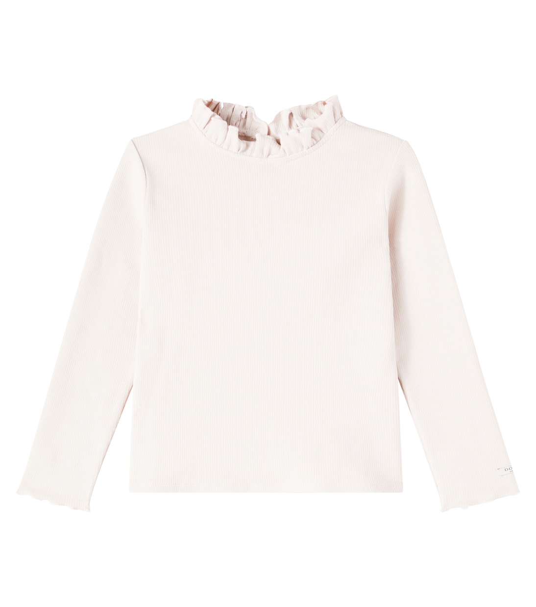 Top Milah en mezcla de algodón con volantes | Donsje