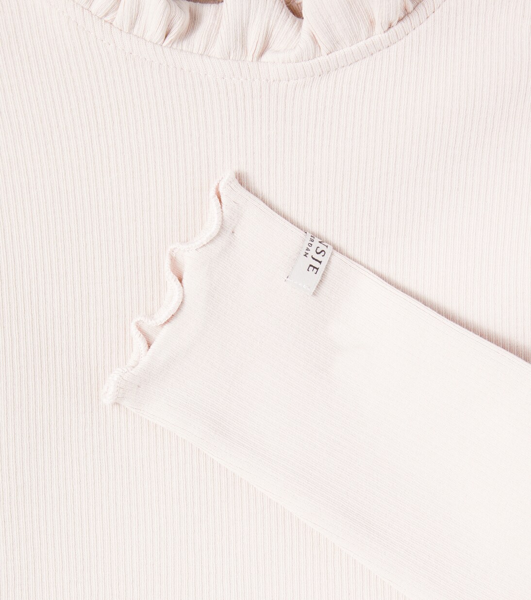 Top Milah en mezcla de algodón con volantes | Donsje