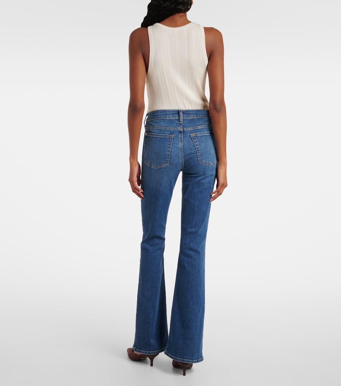 Mid-Rise Flared Jeans | 7 For All Mankind