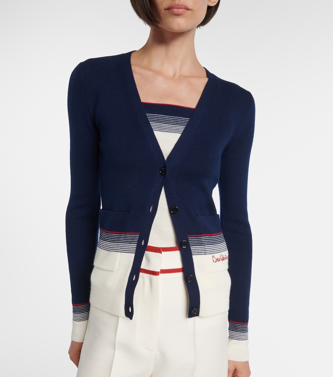 Cardigan aus Schurwolle | Valentino
