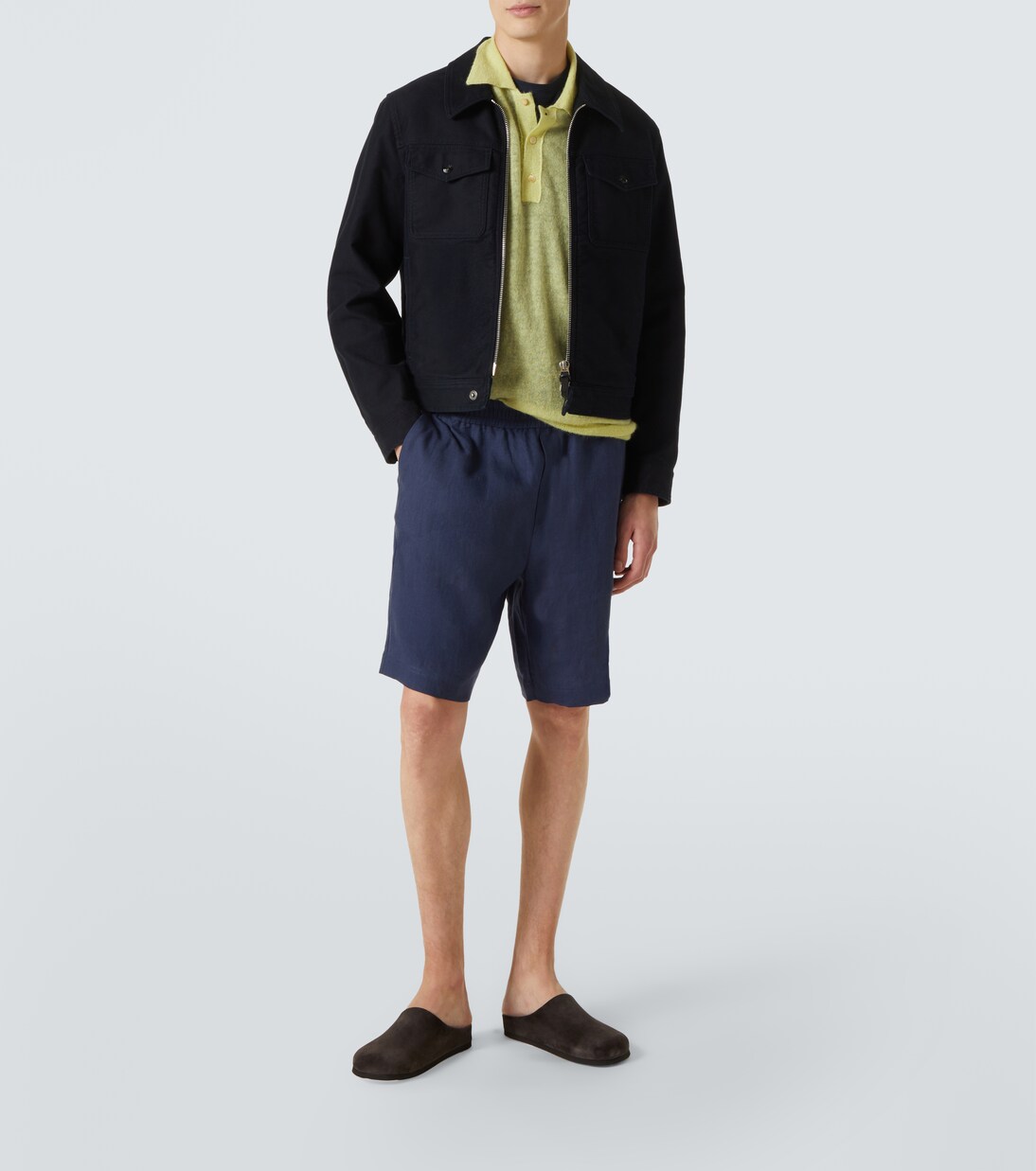 Linen shorts | Sunspel