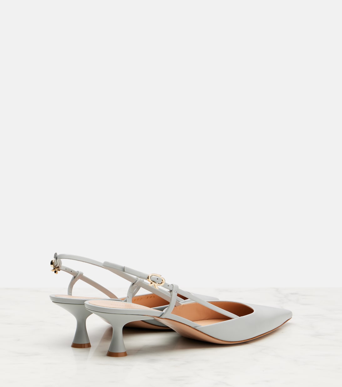 Ascent 55 leather slingback pumps | Gianvito Rossi