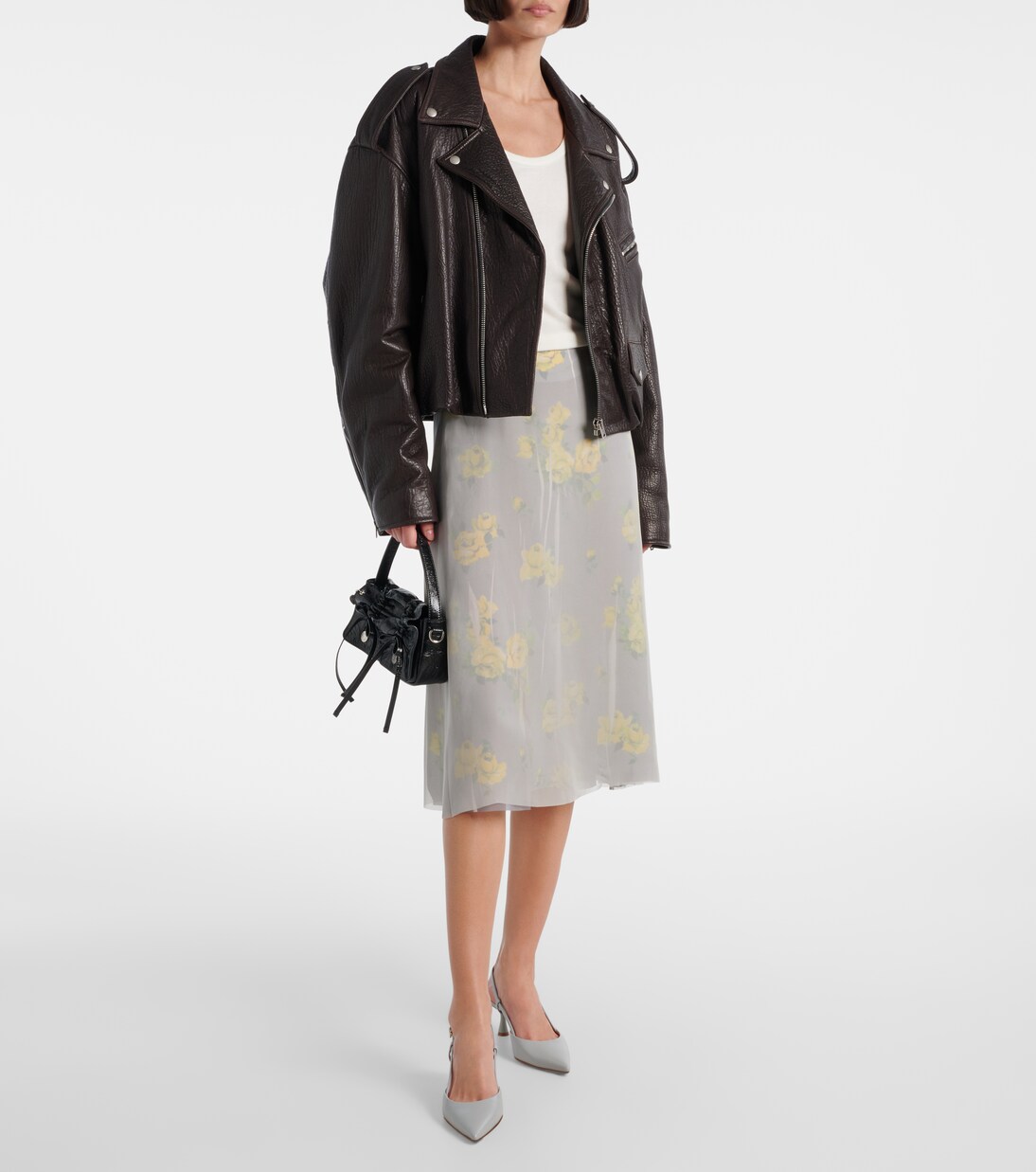 Ascent 55 leather slingback pumps | Gianvito Rossi