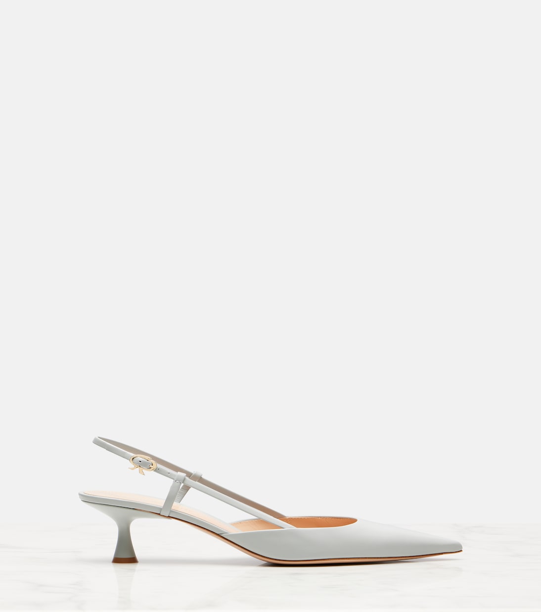 Ascent 55 leather slingback pumps | Gianvito Rossi