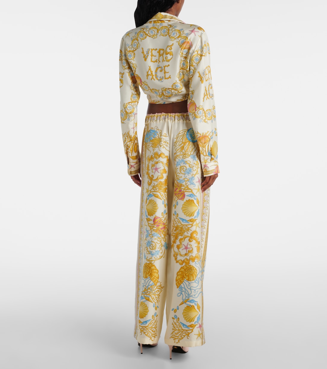 Cropped-Top Underwater Barocco | Versace