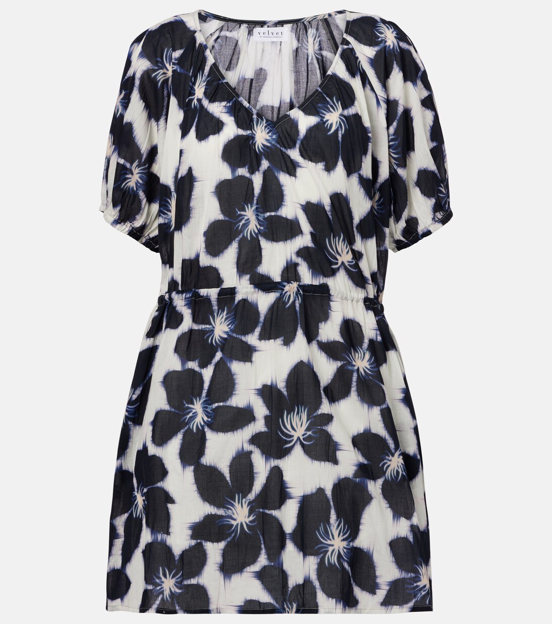 Robe Hazel en coton à fleurs | Velvet