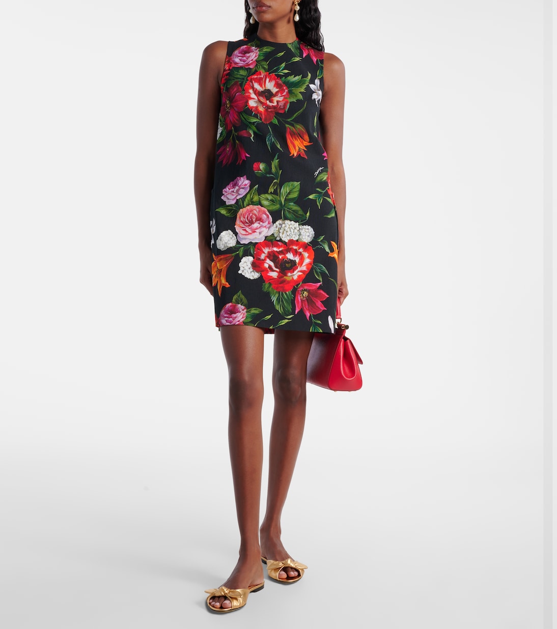 Metallic leather slides | Dolce&Gabbana