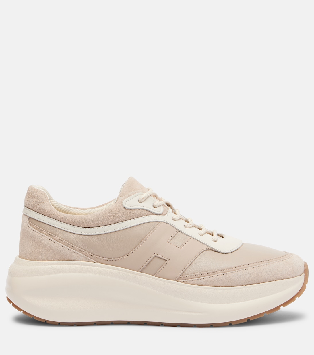 H696 leather platform sneakers  | Hogan