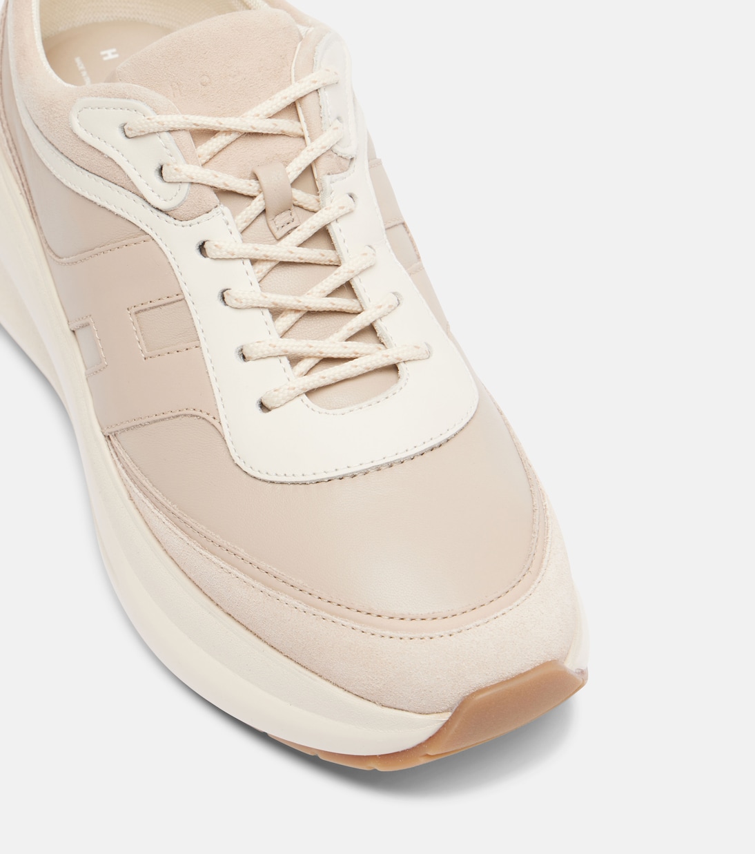H696 leather platform sneakers  | Hogan