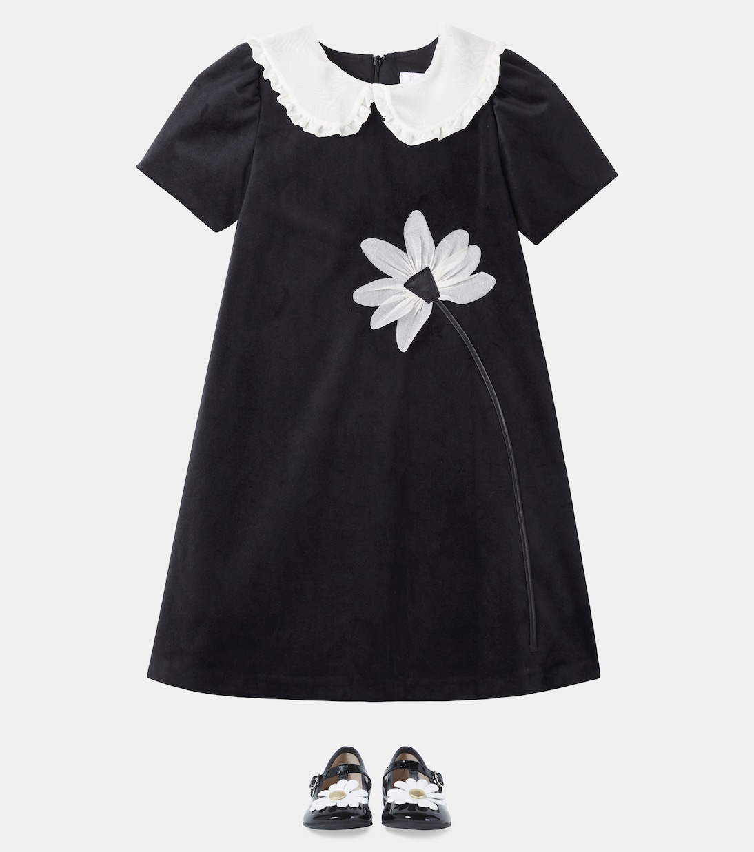 Besticktes Kleid mit Spitze | Patachou