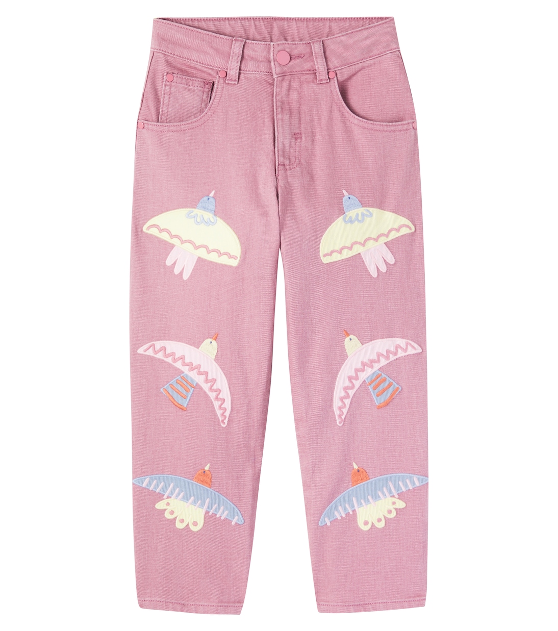 Appliqué wide-leg jeans | Stella McCartney Kids