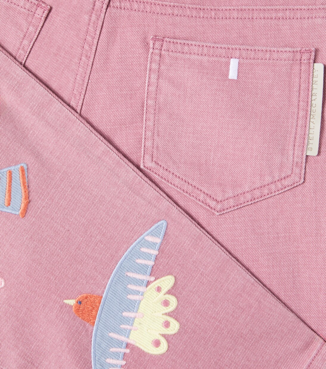 Appliqué wide-leg jeans | Stella McCartney Kids